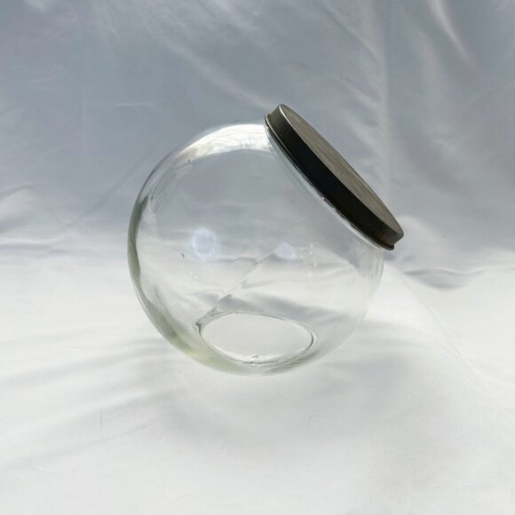 Vintage/Antique Glass Candy Jar with Lid, See Description - Picture 5 of 9